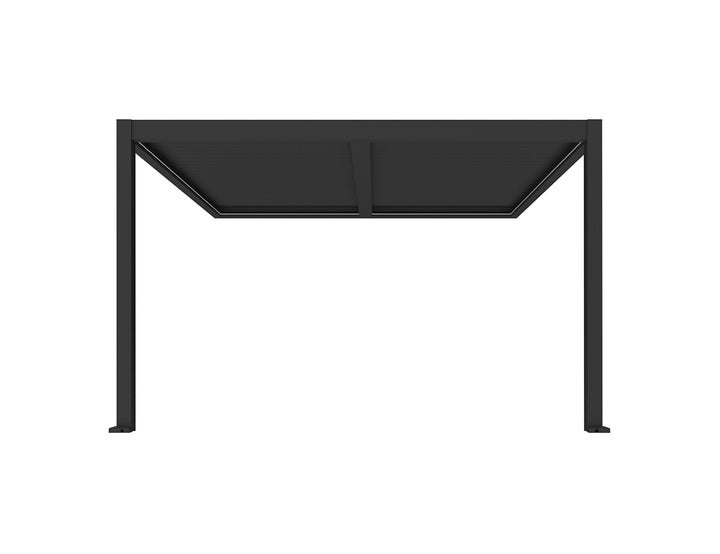 Caspian Motorised Wall Mounted Louvre Roof Aluminium Pergola