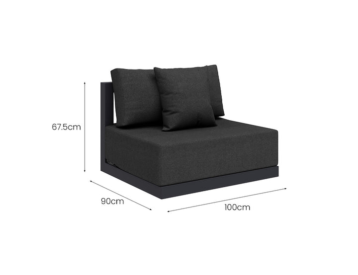 Ibis 2.0 Outdoor Corner Sofa Set - 4pcs