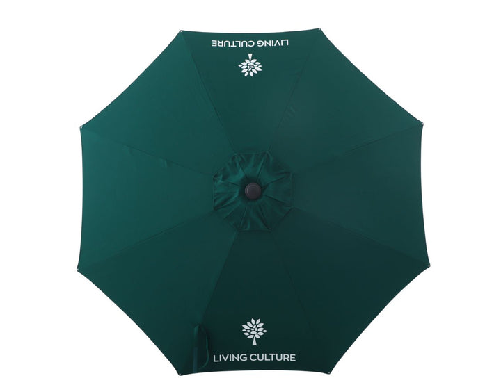 Living Culture 2.7M Round-Market Umbrella - Green