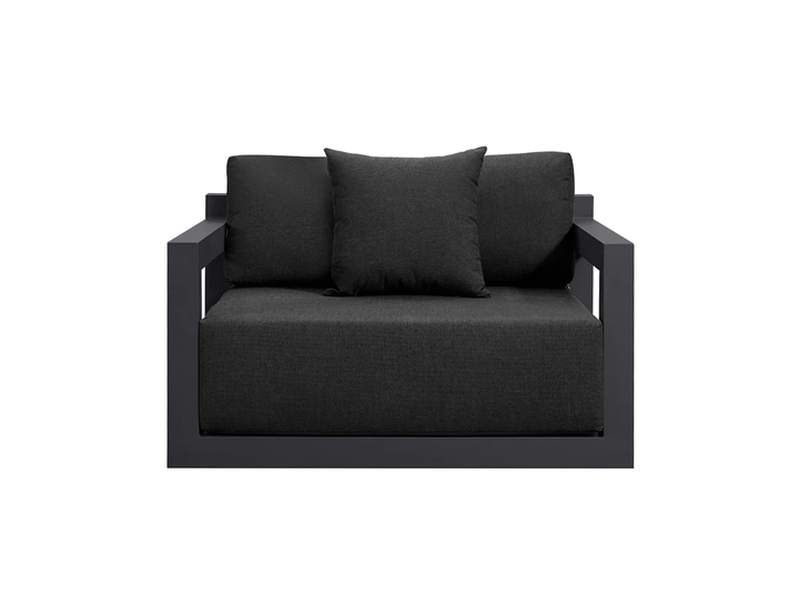 Ibis 2.0 Outdoor Conversation Set With Round Coffee Table- 3PCS