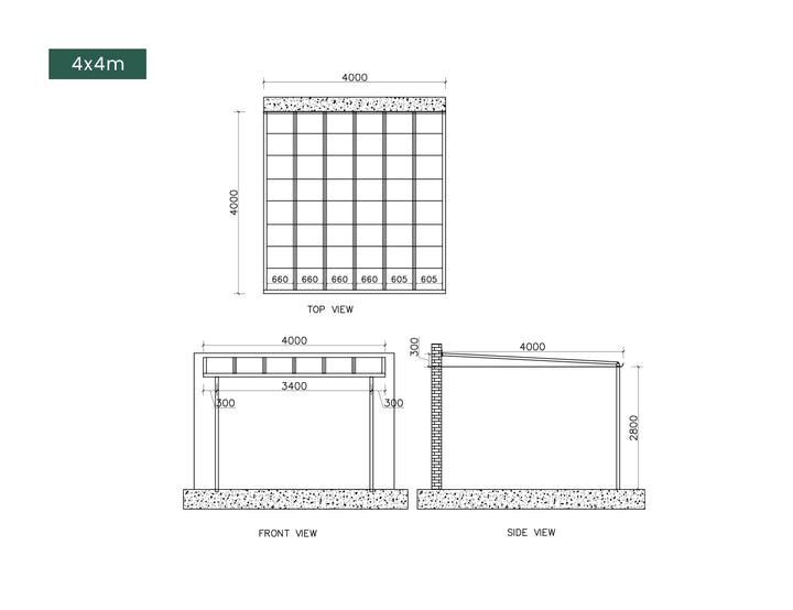 Urban Wall Mounted Patio Cover Collection