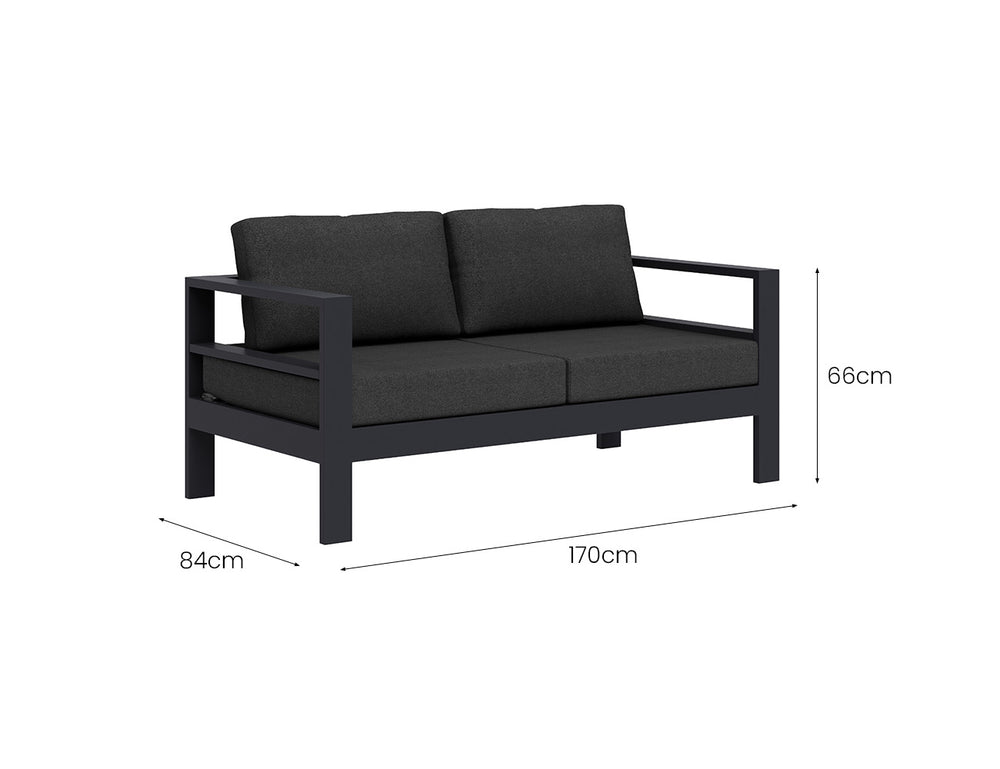 Sandpiper 2.0 Outdoor Sofa Sectional Loveseat Set- 4 Seat
