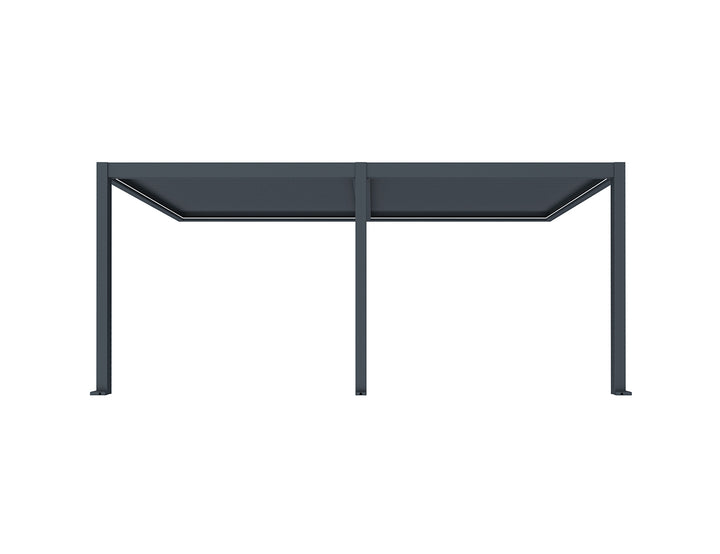 Caspian Motorised Wall Mounted Louvre Roof Aluminium Pergola