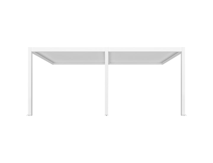 Caspian Motorised Wall Mounted Louvre Roof Aluminium Pergola