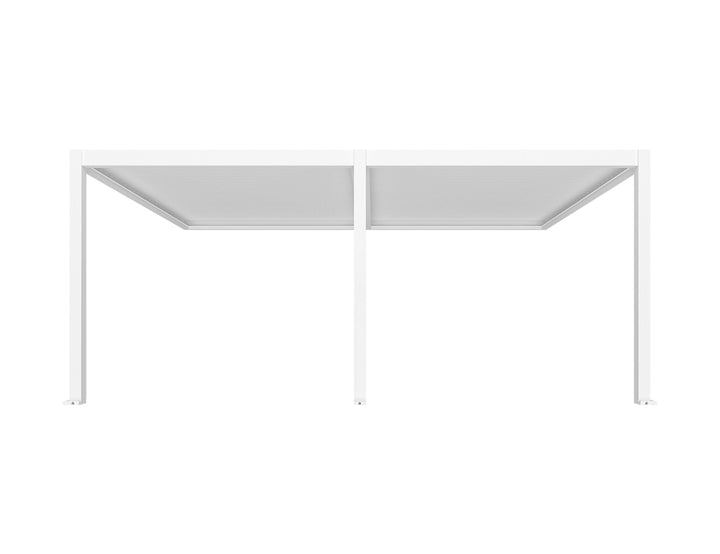 Caspian Motorised Wall Mounted Louvre Roof Aluminium Pergola
