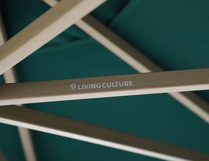 Living Culture 2.7M Round-Market Umbrella - Green