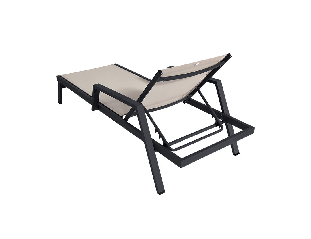 Dotterel Sun Lounger, Colour: Grey,