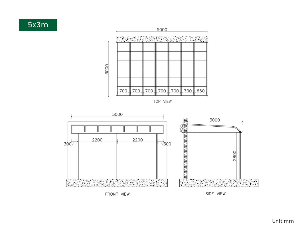 Country Wall Mounted Patio Cover Collection