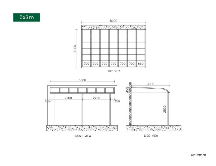 Country Wall Mounted Patio Cover Collection