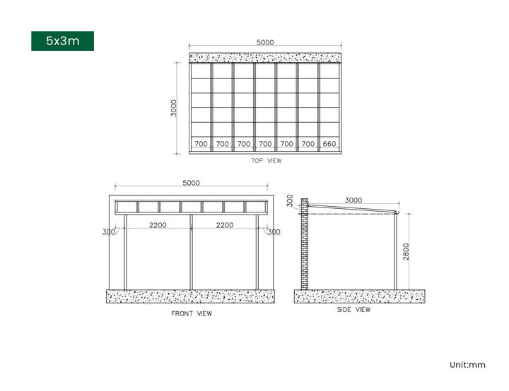 Urban Wall Mounted Patio Cover Collection