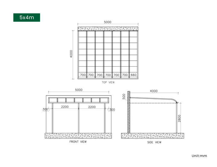 Country Wall Mounted Patio Cover Collection