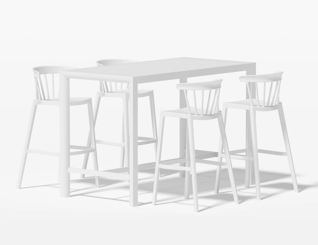 Stratus Outdoor Aluminium Bar Leaner Table