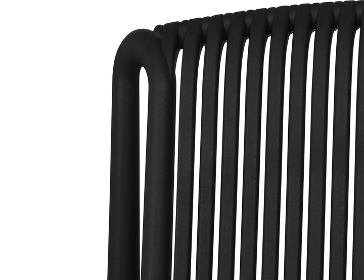 Alma Outdoor Bar Chair, Colour: Black,