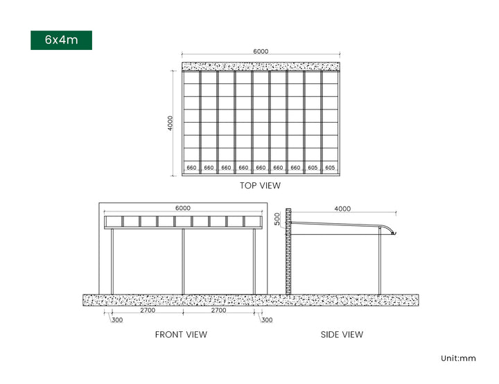 Country Premier Wall Mounted Patio Cover