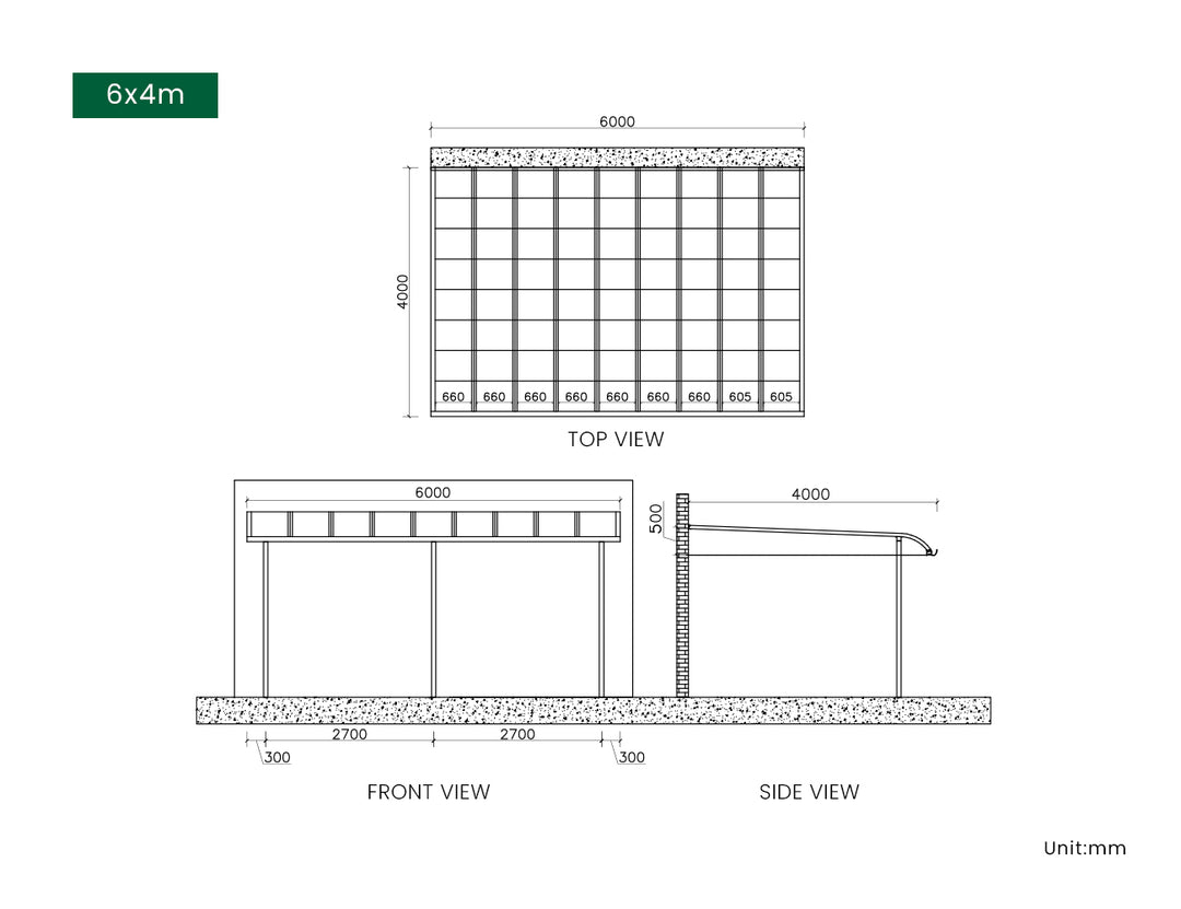 Urban Premier Wall Mounted Patio Cover