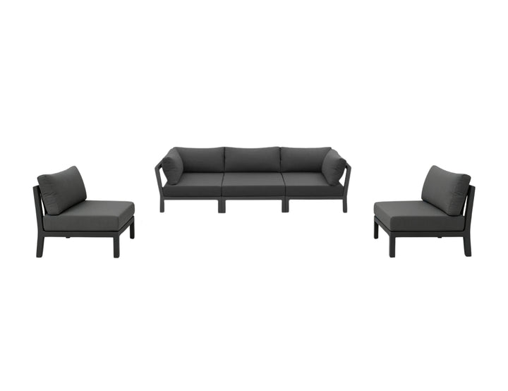 Newport 2.0 Aluminium Outdoor Sofa Set - 5 Seat