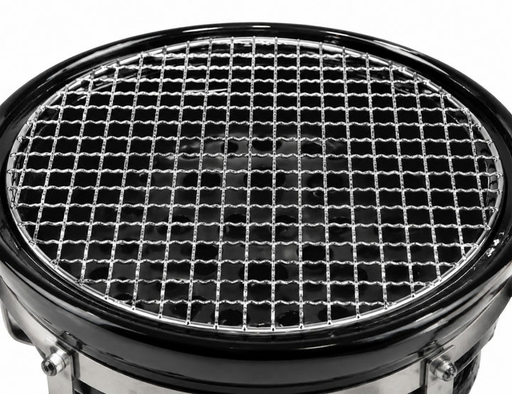Tottori Ceramic Outdoor Hibachi Tabletop BBQ Grill - Round