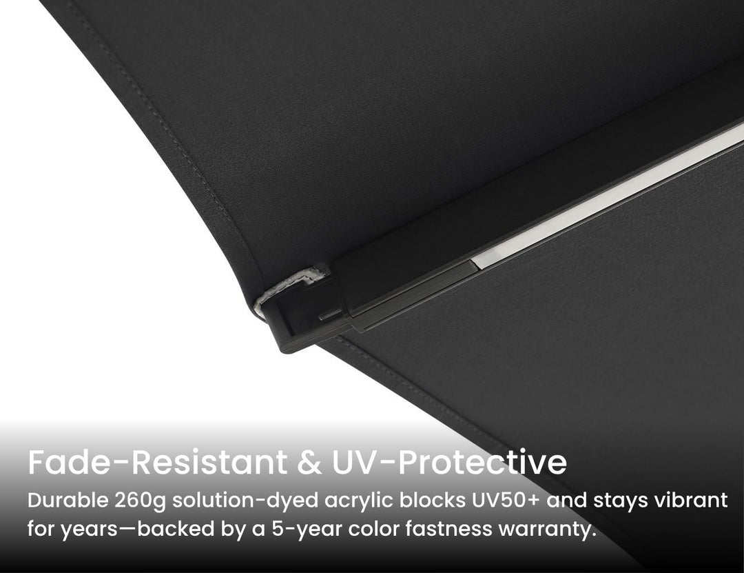 Alabaster 4m Round Cantilever Umbrella