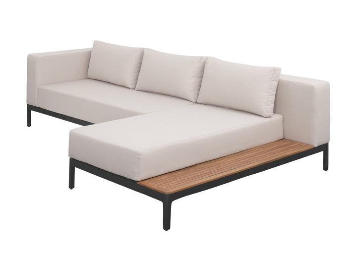 Hornbill Outdoor Sofa With Ottoman 3PCS