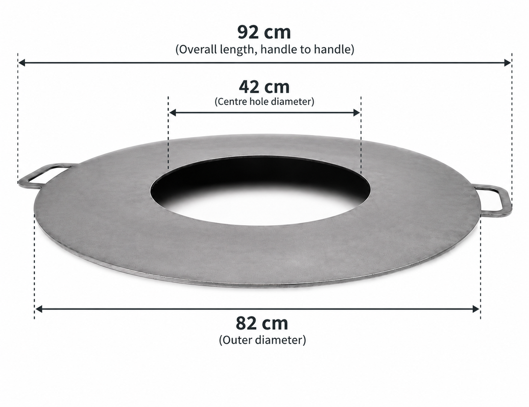 BASIN Cooking Plate for Corten Steel Fire Pit