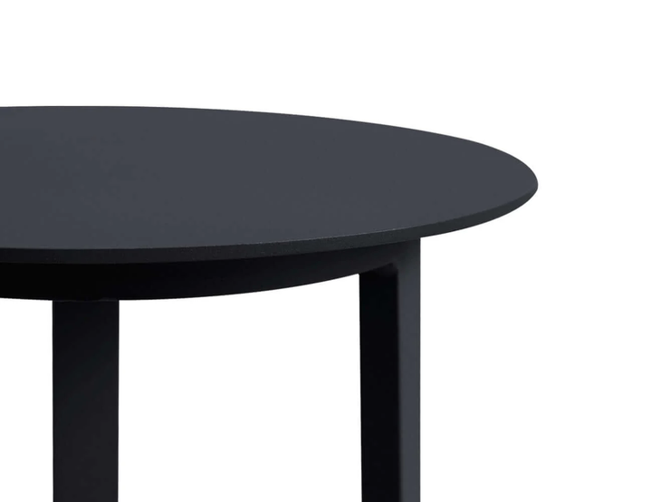 Kereru Aluminium and Rope Outdoor Conversation Set With Round Coffee Table- 3PCS