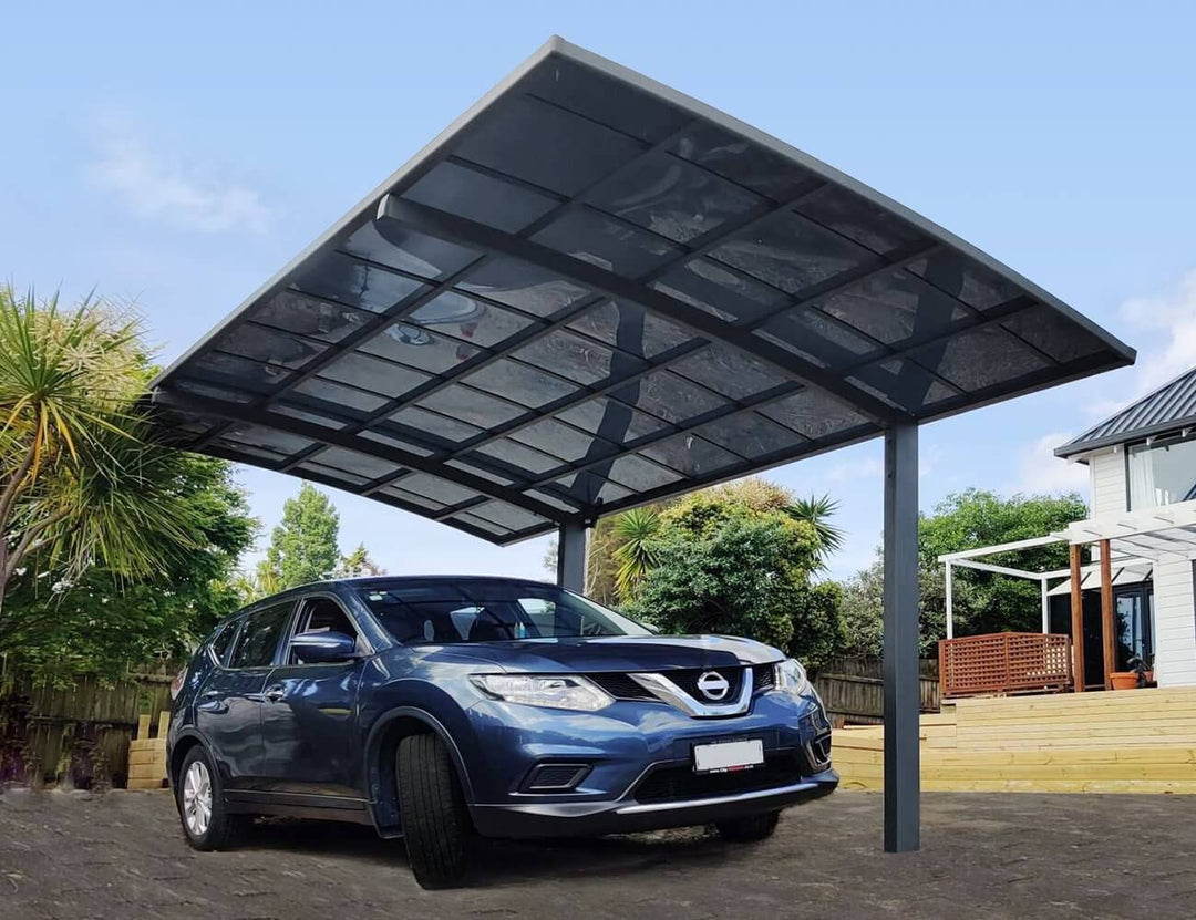 Hot sale New Aluminium Free Standing M Style Outdoor Carport For 2