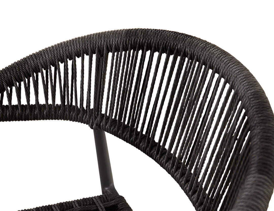 Magpie Aluminium And Rattan Dining Chair