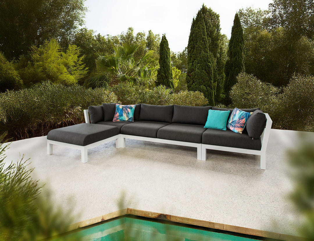 Newport Aluminium Outdoor Ottoman