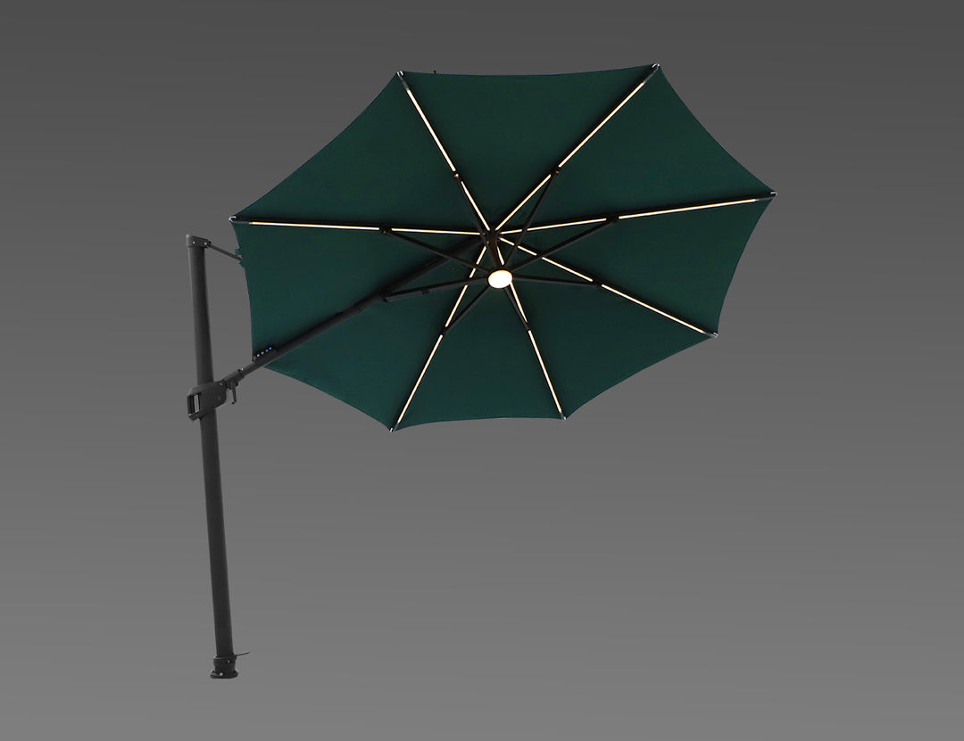 Alabaster 3m Round Cantilever Umbrella