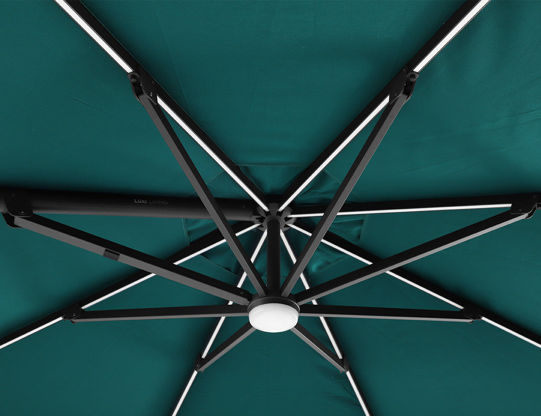 Alabaster 3m Round Cantilever Umbrella