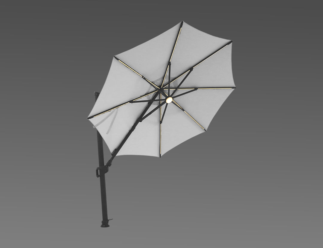 Alabaster 3m Round Cantilever Umbrella