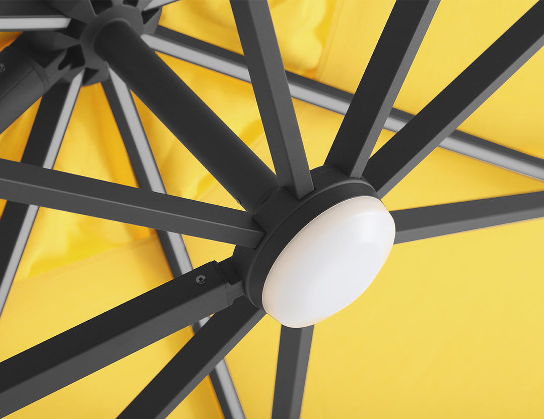 Alabaster 3m Round Cantilever Umbrella