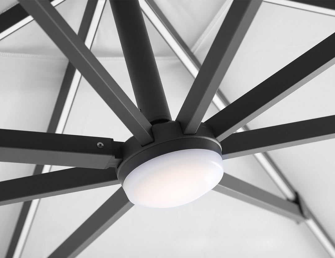 Alabaster 3m Square Cantilever Umbrella