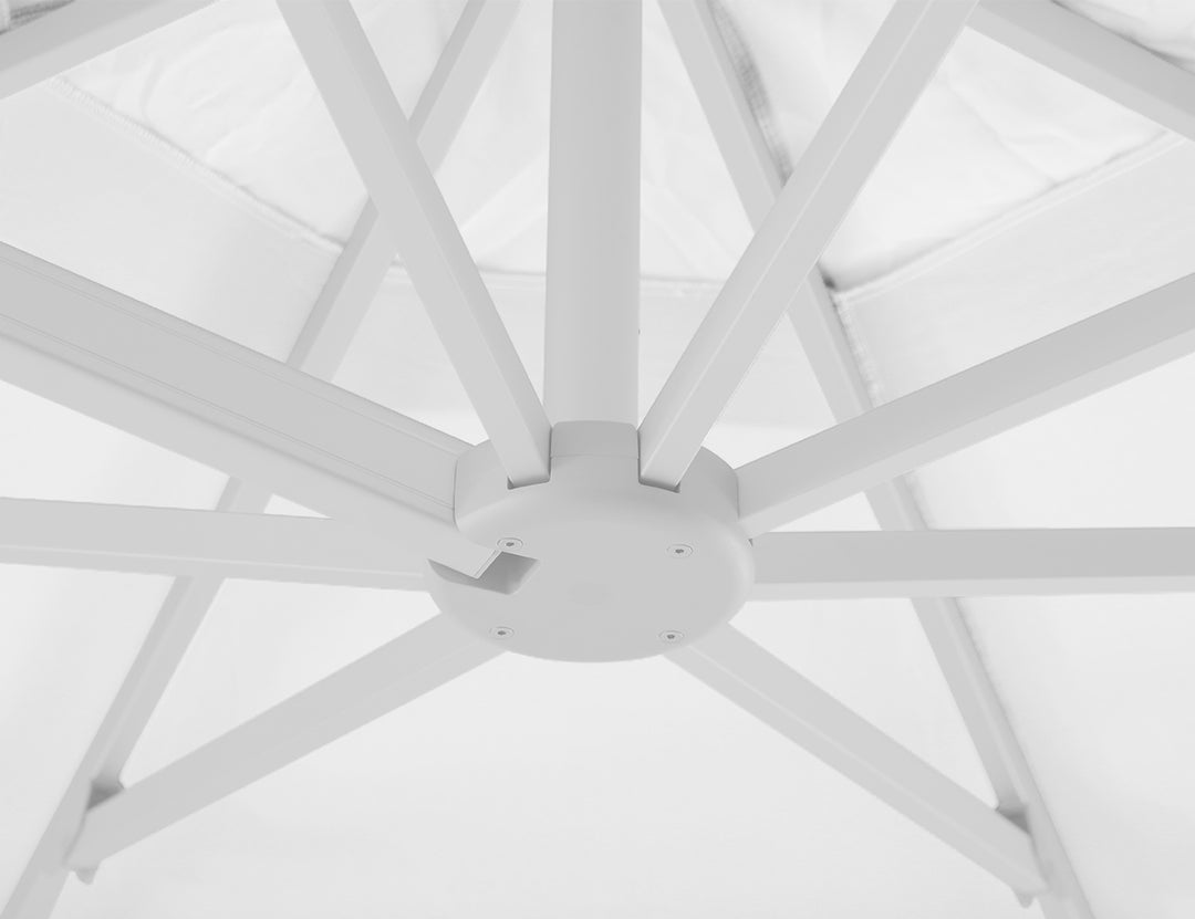 Alabaster 4m Round Cantilever Umbrella
