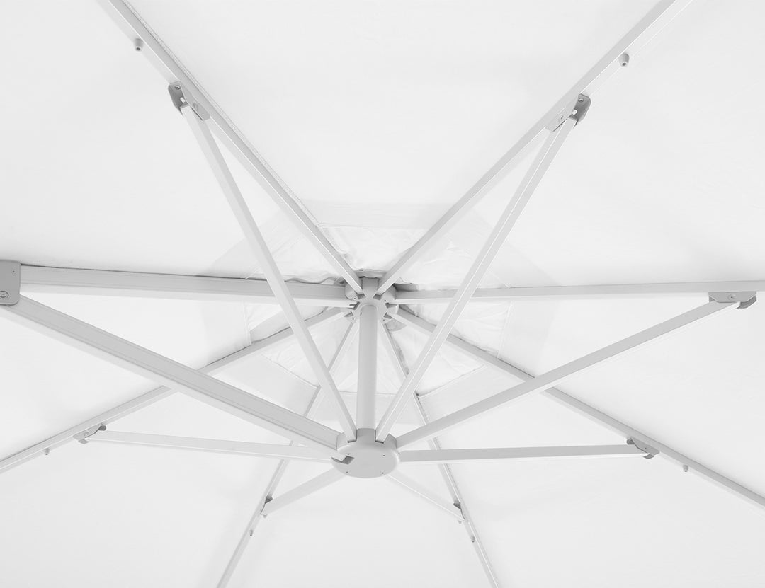 Alabaster 4m Round Cantilever Umbrella