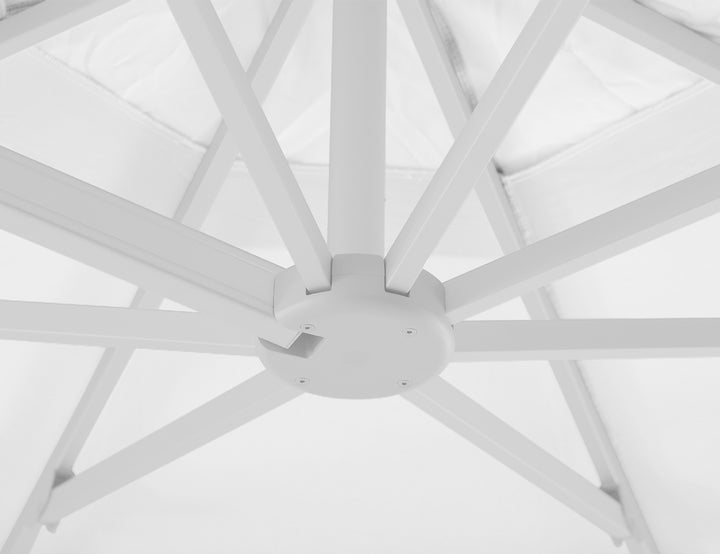 Alabaster 4m Square Cantilever Umbrella