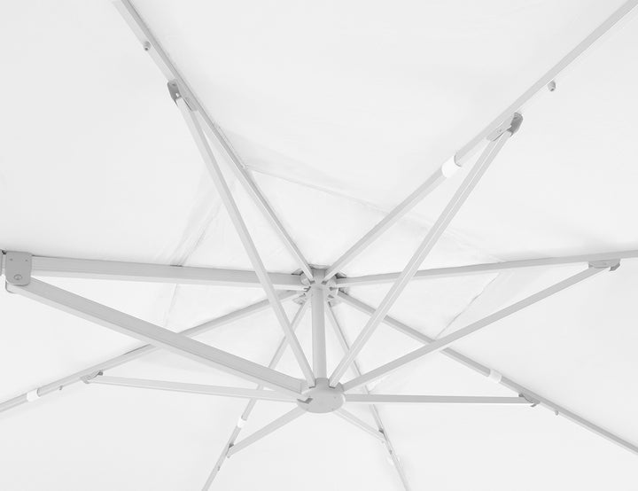 Alabaster 4m Square Cantilever Umbrella