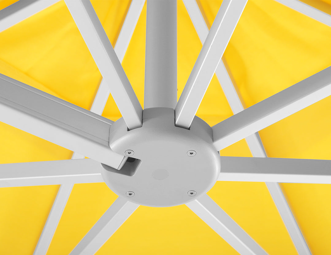 Alabaster 4m Square Cantilever Umbrella