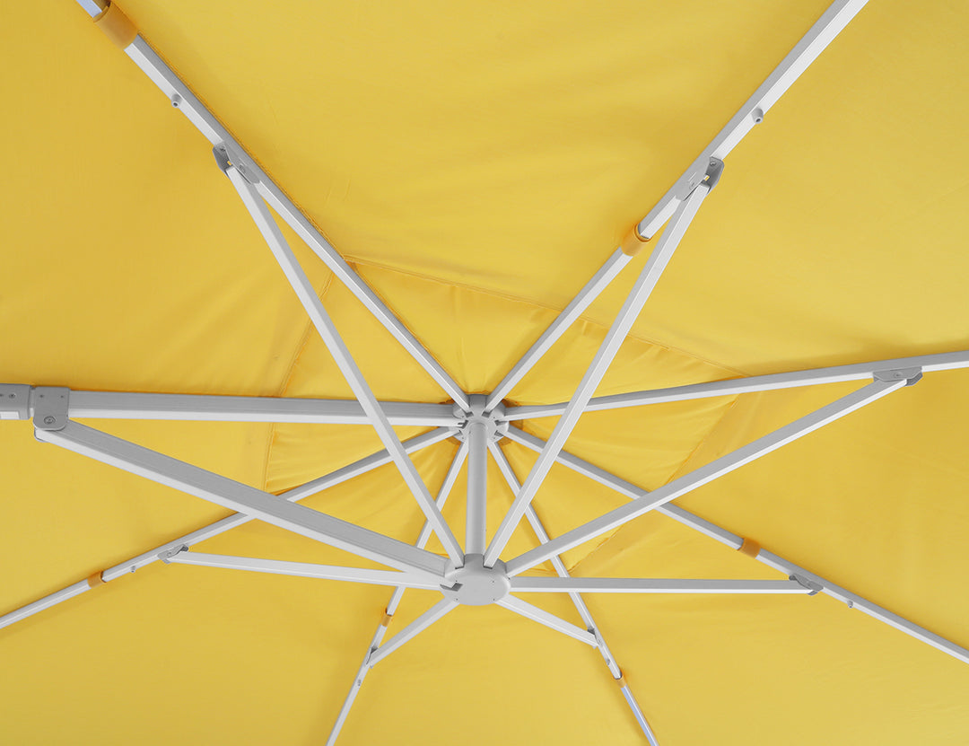Alabaster 4m Square Cantilever Umbrella