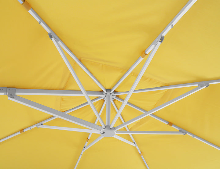 Alabaster 4m Square Cantilever Umbrella