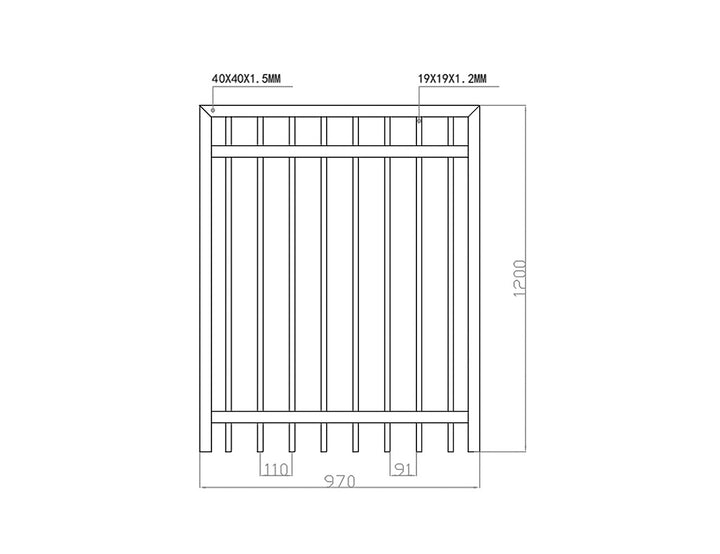 Aluminium Pool Gate