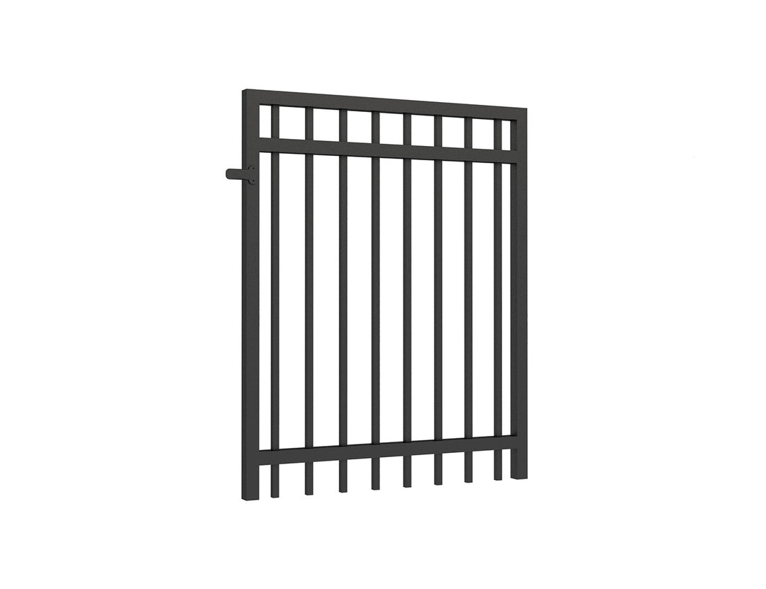 Aluminium Pool Gate, Size: 0.97 x 1.2m, Colour: Black