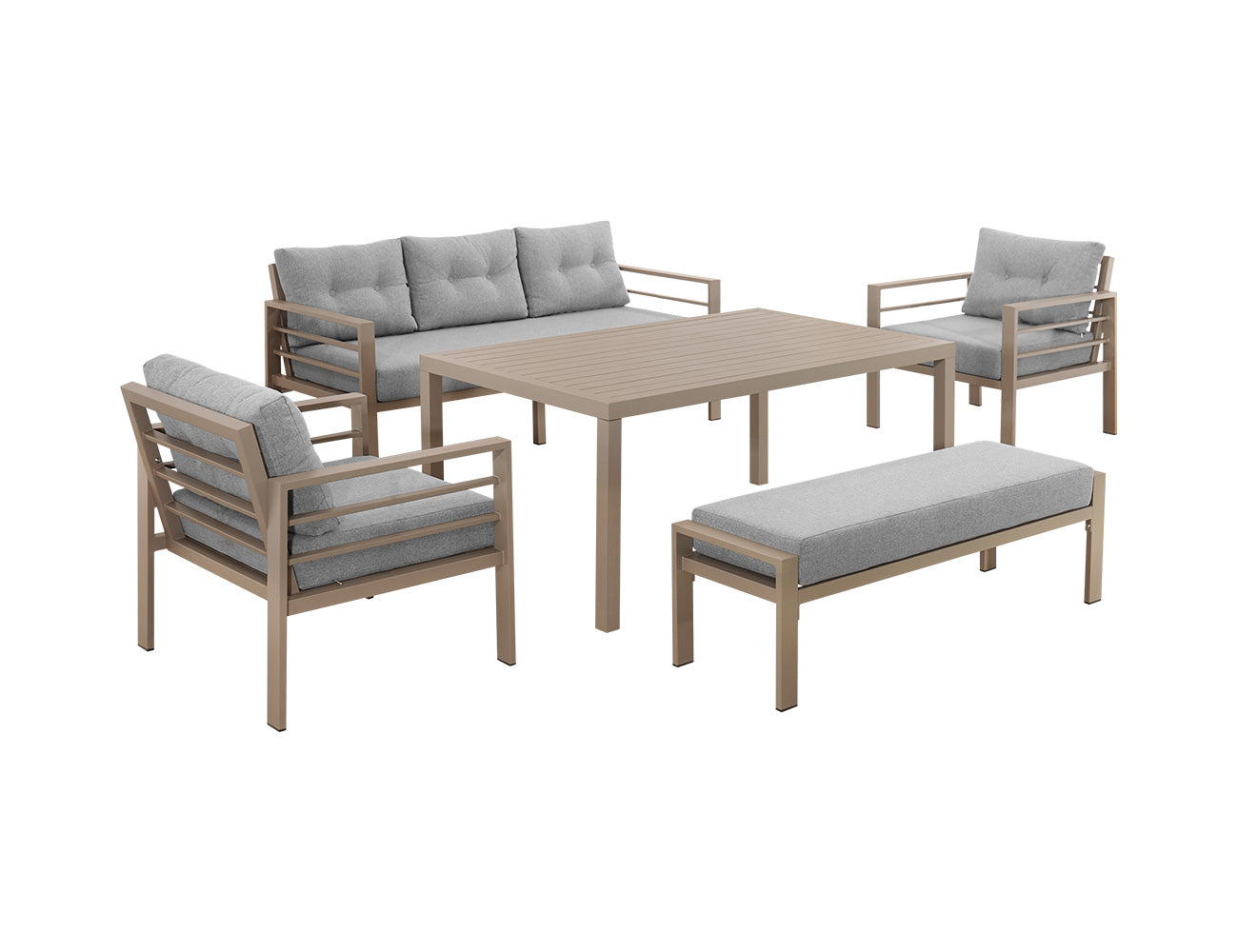 Egret 2.0 Aluminium Sofa 5pcs/Set