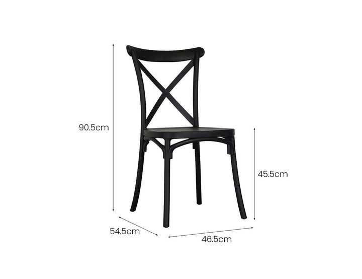 Avis Outdoor Patio Dining Chair - Set of 4