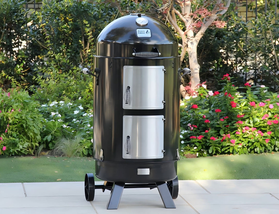 Trail Embers Triple Function Vertical Charcoal Smoker