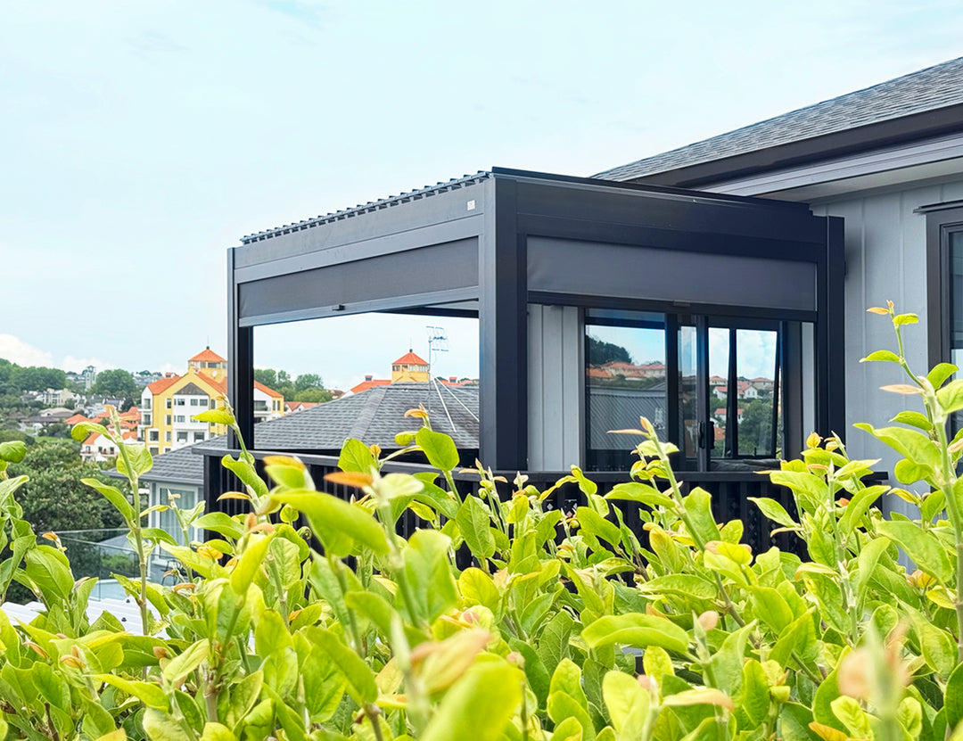 Baltic Manual Freestanding Louvre Roof Aluminium Pergola