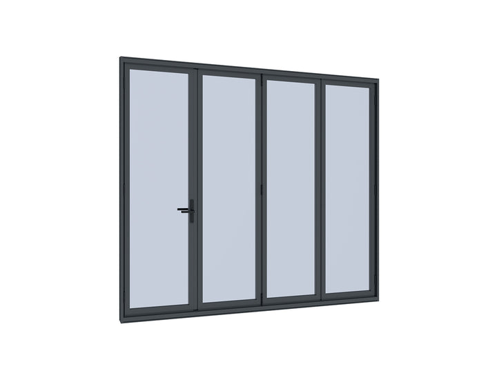 Bifold Glass Door For Mediterranean-SKY Pergola