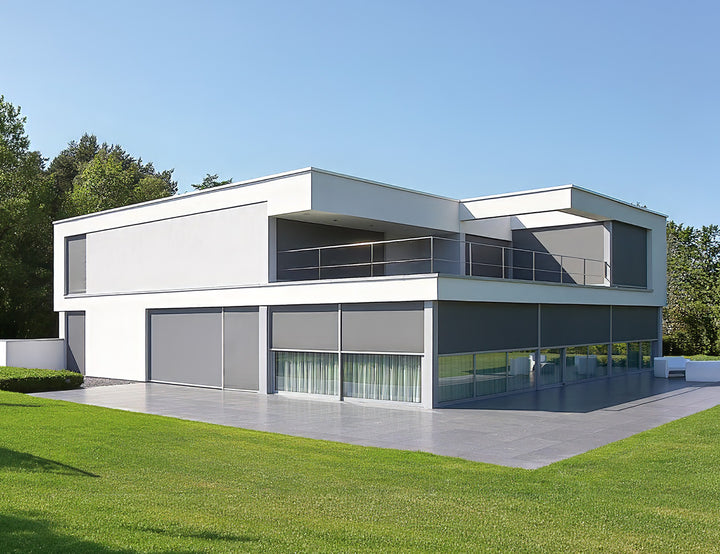 Retractable Shade Blind For Caribbean Wall Mounted Pergola 2.0