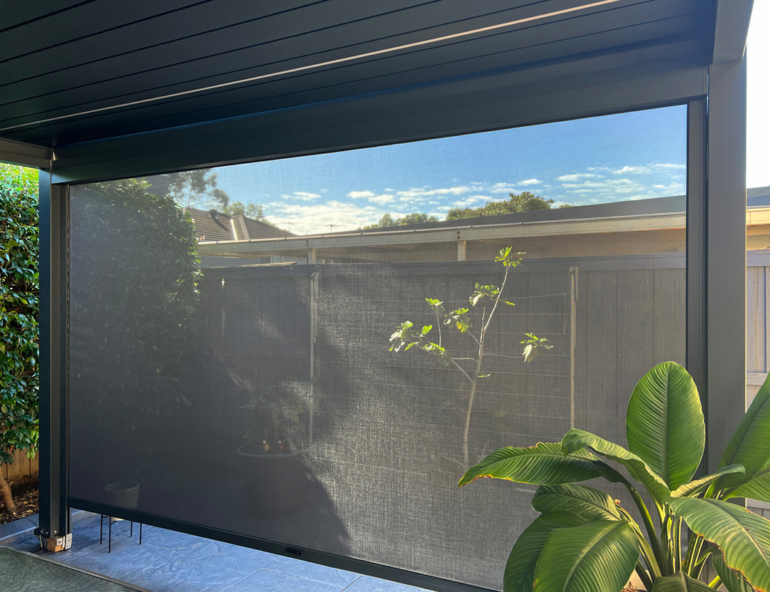 Retractable Shade Blind For Caribbean & Caspian & Atlantic Wall Mounted Pergola 2.0
