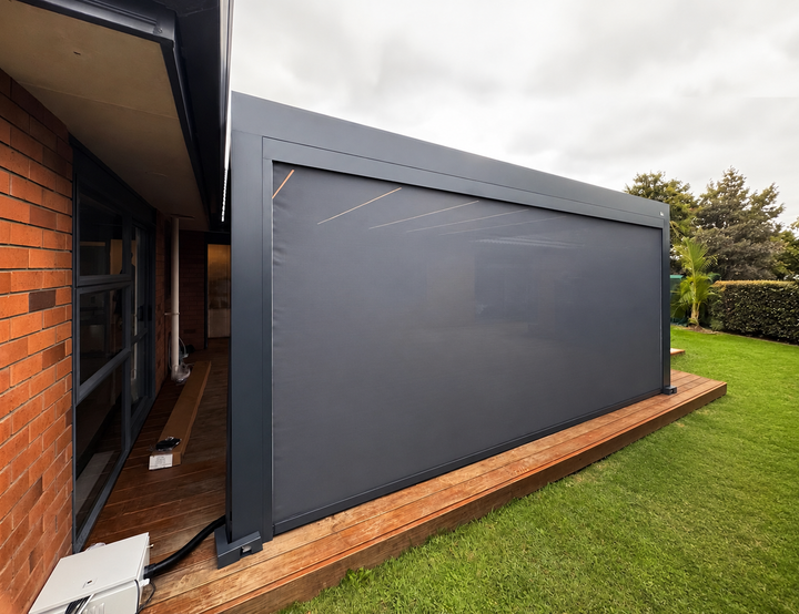 Manual Blind For Pacific Freestanding Pergola